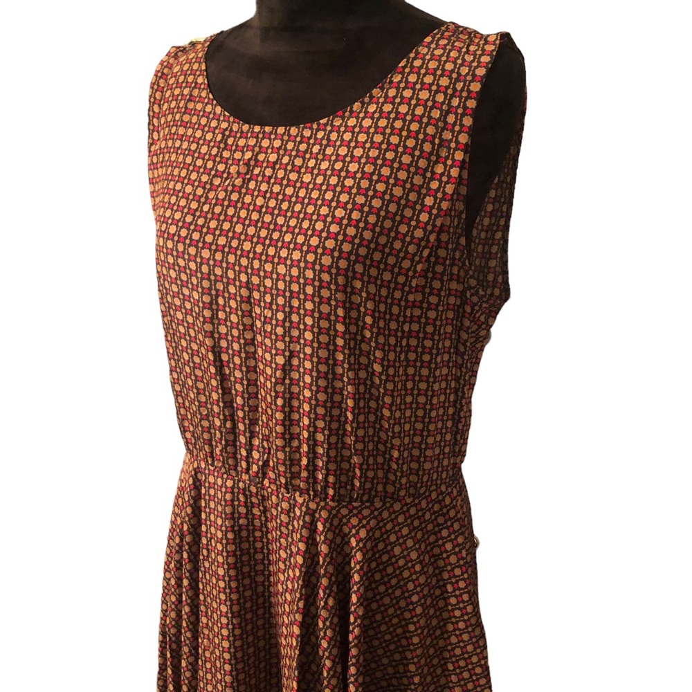 Cremieux Floral Print Flare Dress size 12 - Picture 3 of 8